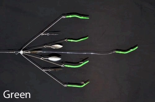9er's New England 10/0 Spinner & Tube Umbrella Rigs