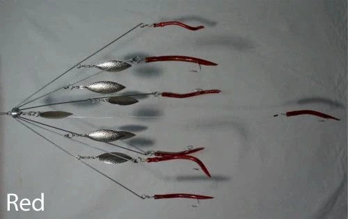 9er's New England 10/0 Spinner & Tube Umbrella Rigs