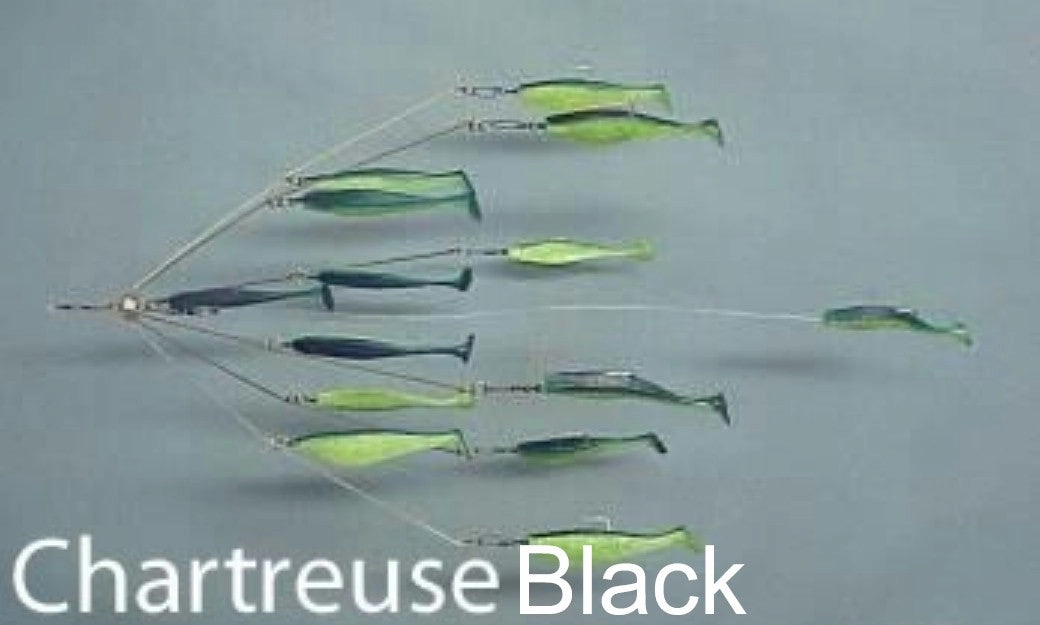 9er's New England 6" Shad Umbrella Rigs