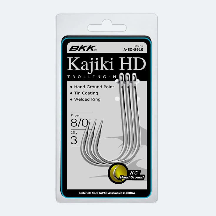 BKK Kajiki Heavy Duty Trolling Hook - Tin Coated