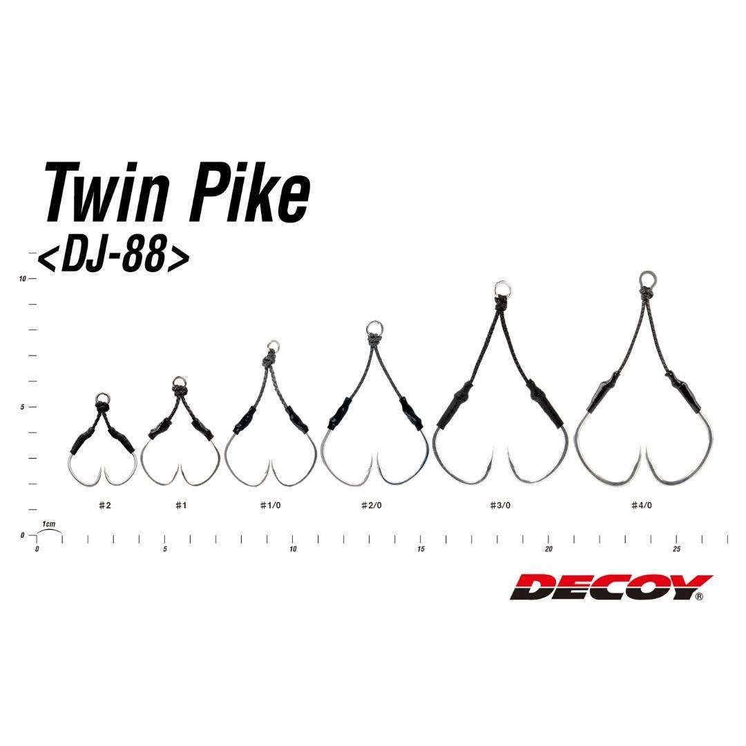 DECOY ASSIST HOOKS  DJ-88 Twin Pike