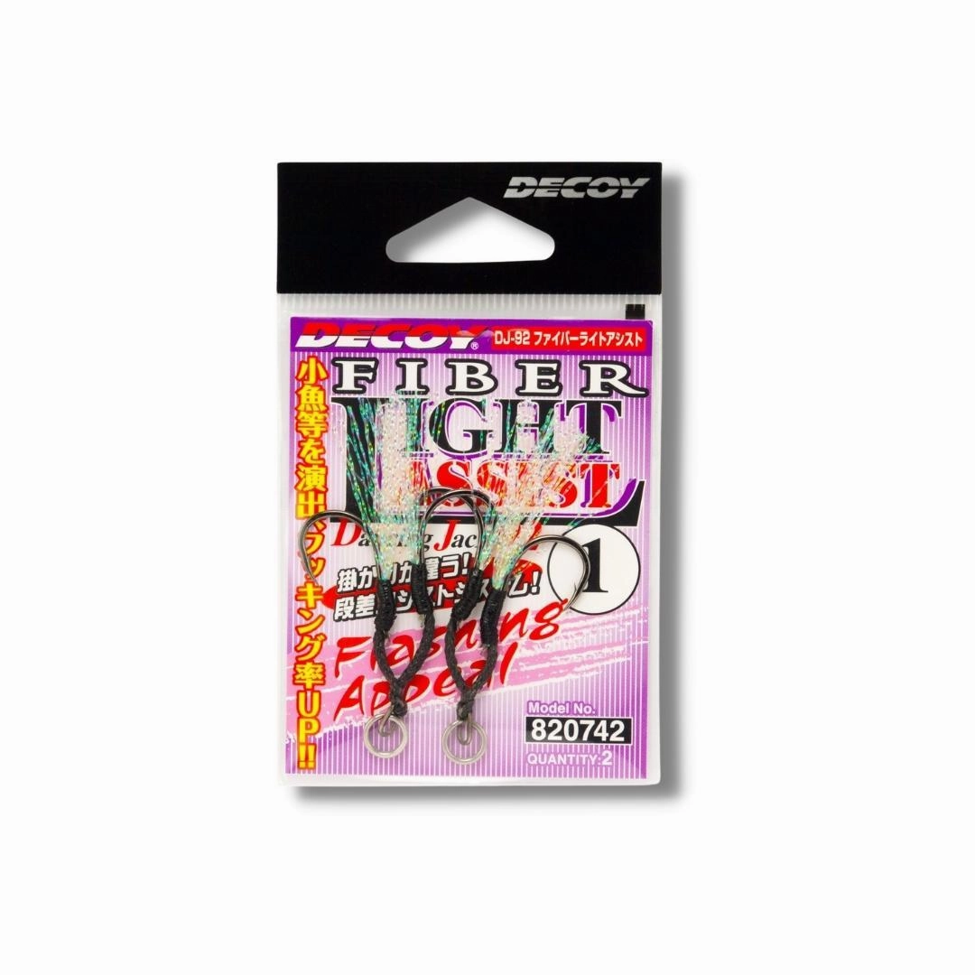 DECOY ASSIST HOOKS  DJ-92 Fiber Light Assist