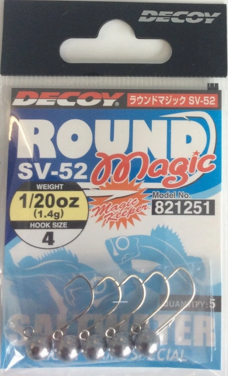 DECOY JIG HEADS SV-52 Round Magic
