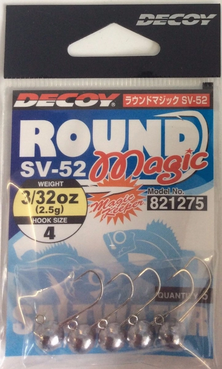 DECOY JIG HEADS SV-52 Round Magic
