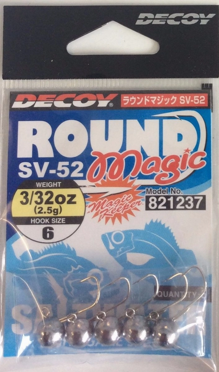 DECOY JIG HEADS SV-52 Round Magic