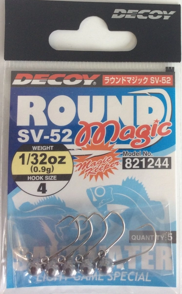 DECOY JIG HEADS SV-52 Round Magic