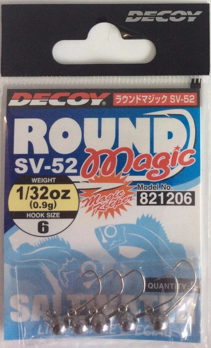 DECOY JIG HEADS SV-52 Round Magic