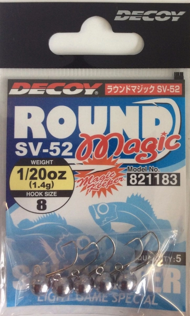 DECOY JIG HEADS SV-52 Round Magic