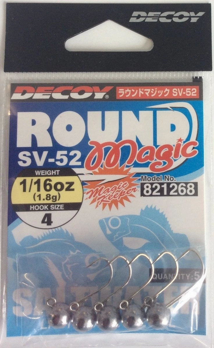DECOY JIG HEADS SV-52 Round Magic