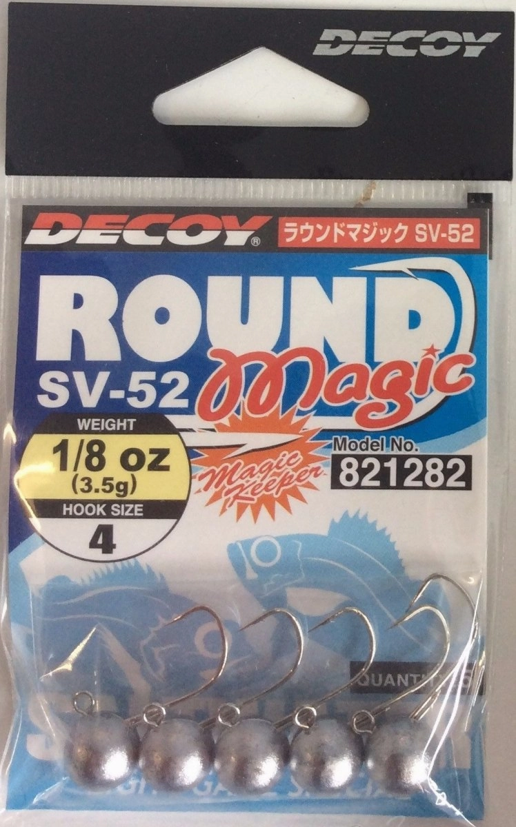 DECOY JIG HEADS SV-52 Round Magic