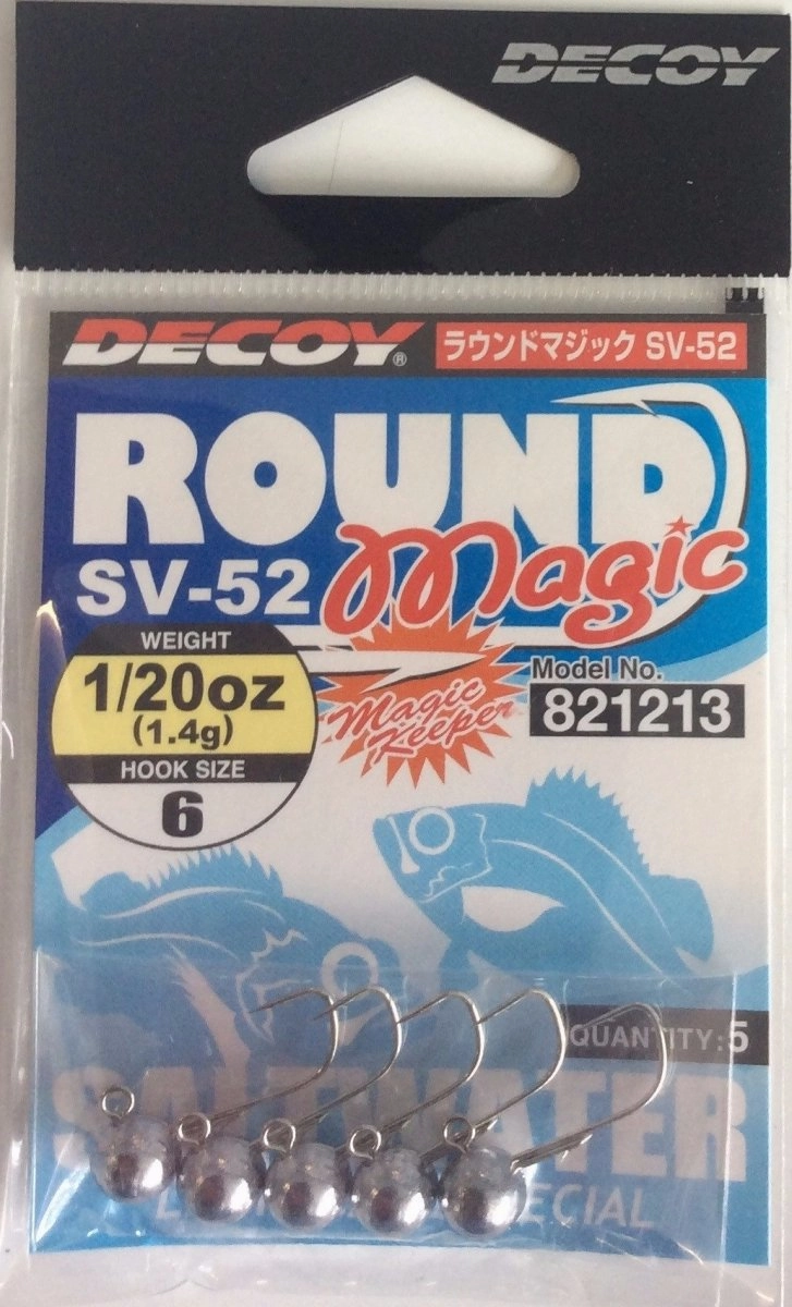 DECOY JIG HEADS SV-52 Round Magic