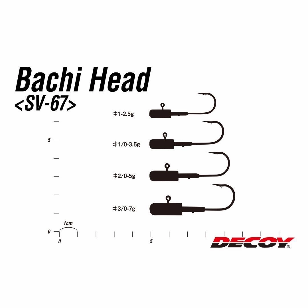DECOY JIG HEADS SV-67 Bachi Head