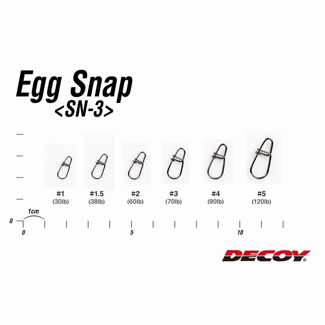 DECOY LURE CLIPS SN-3 Egg Snap
