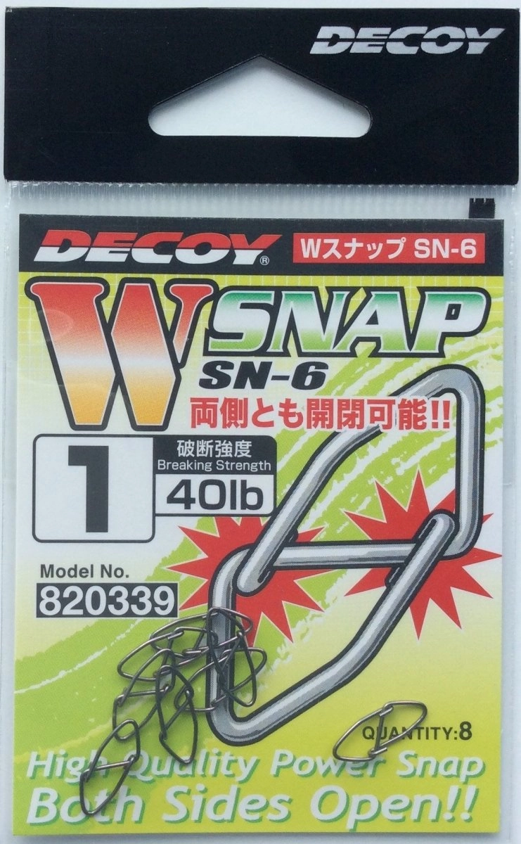 DECOY LURE CLIPS SN-6 W Snap