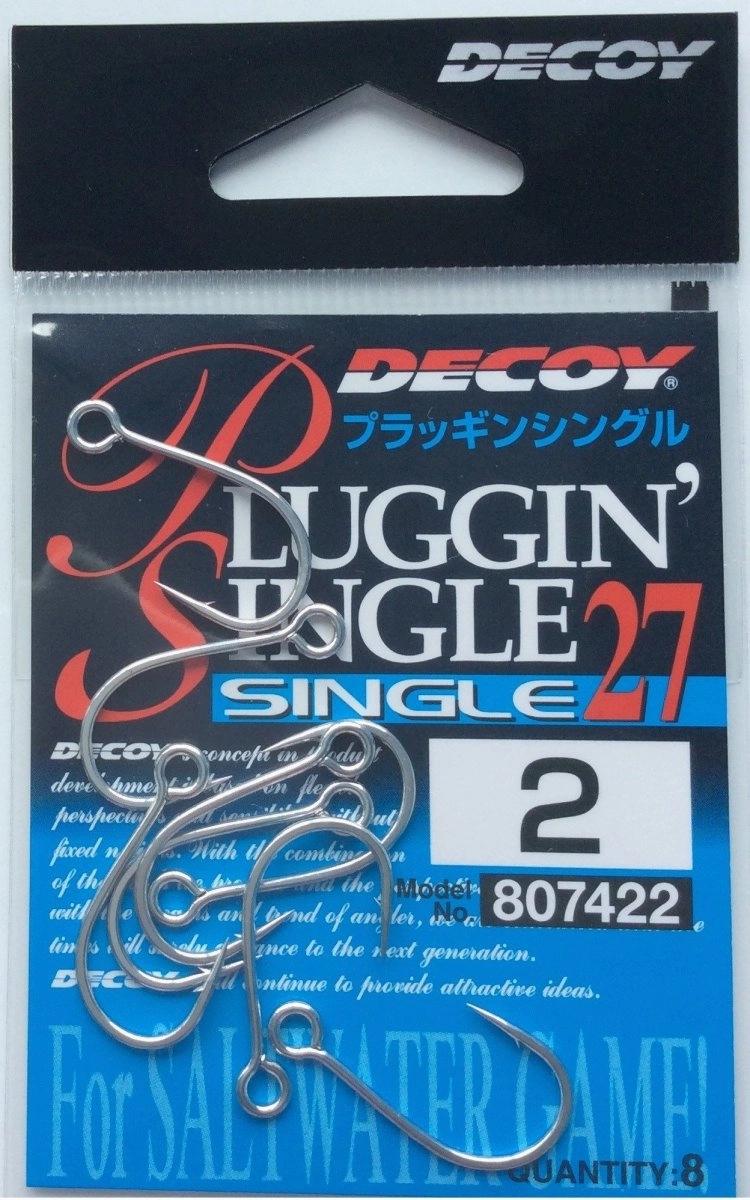 DECOY SINGLE HOOKS  Pluggin Single 27