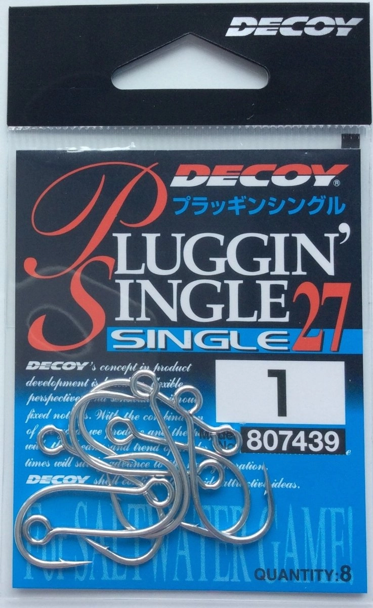 DECOY SINGLE HOOKS  Pluggin Single 27