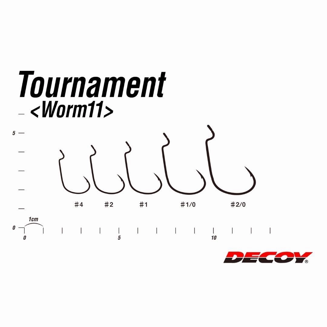 DECOY WEEDLESS HOOKS Worm11 Tournament Hook