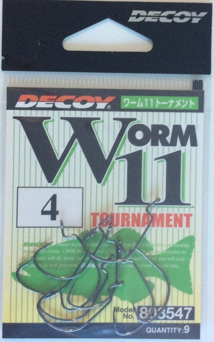 DECOY WEEDLESS HOOKS Worm11 Tournament Hook