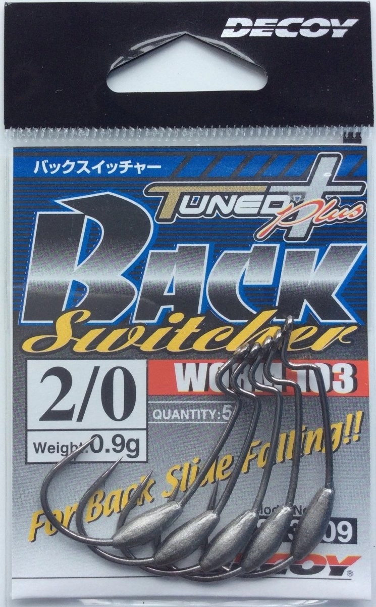 DECOY WEEDLESS HOOKS Worm 103 Back Switcher