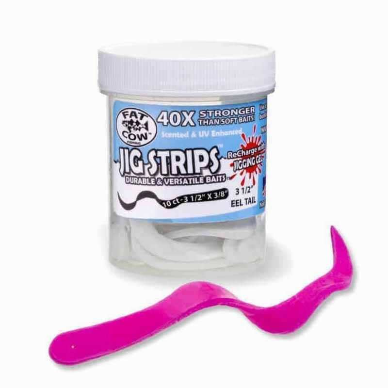 Fat Cow Jig Strips Eel Tail