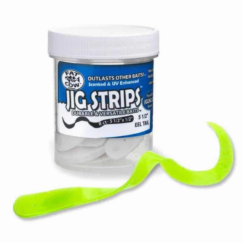 Fat Cow Jig Strips Eel Tail