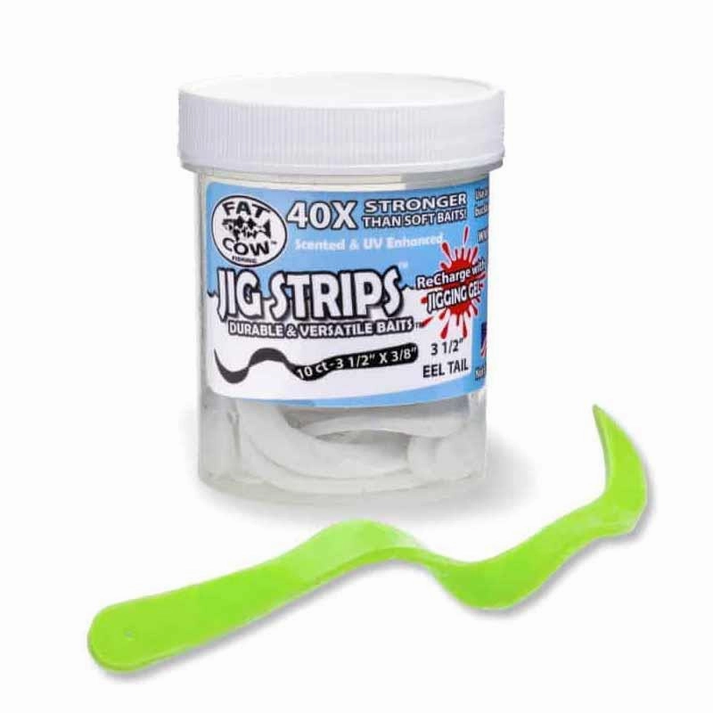 Fat Cow Jig Strips Eel Tail
