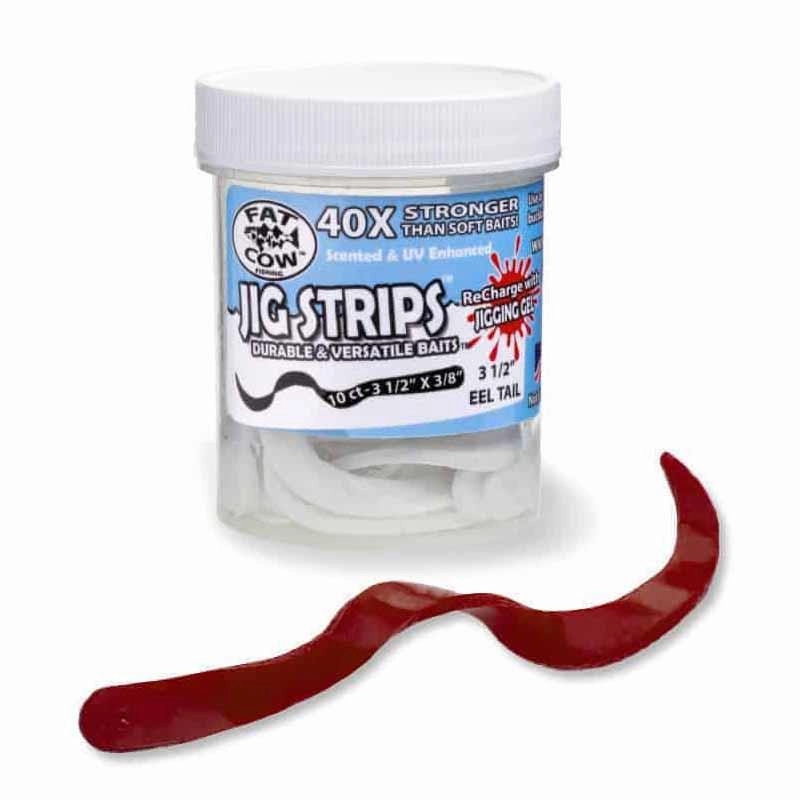 Fat Cow Jig Strips Eel Tail