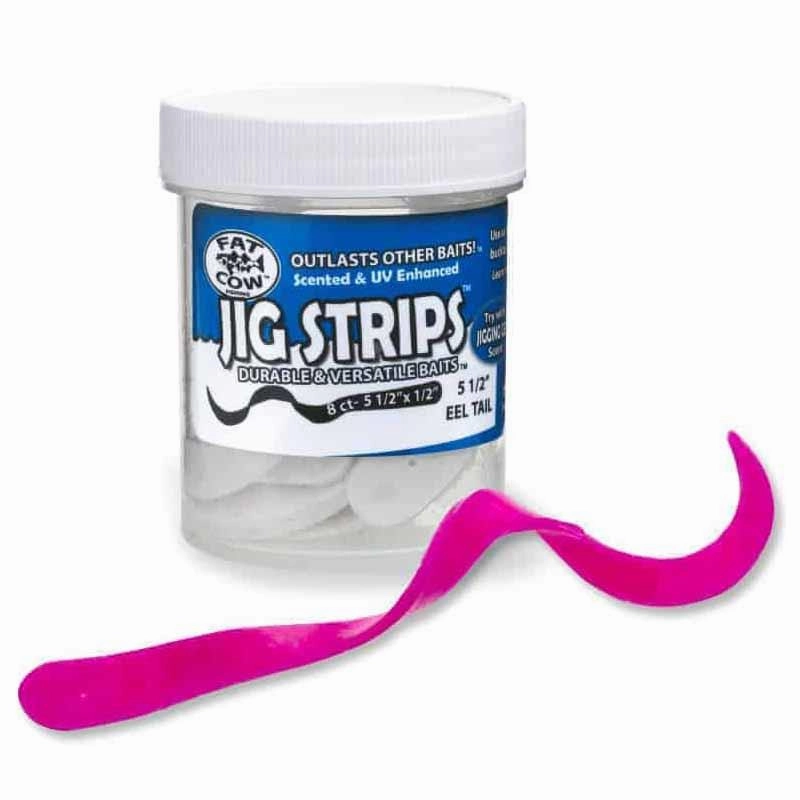 Fat Cow Jig Strips Eel Tail