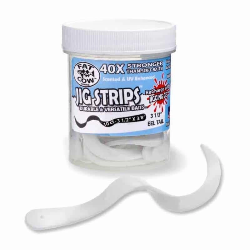 Fat Cow Jig Strips Eel Tail