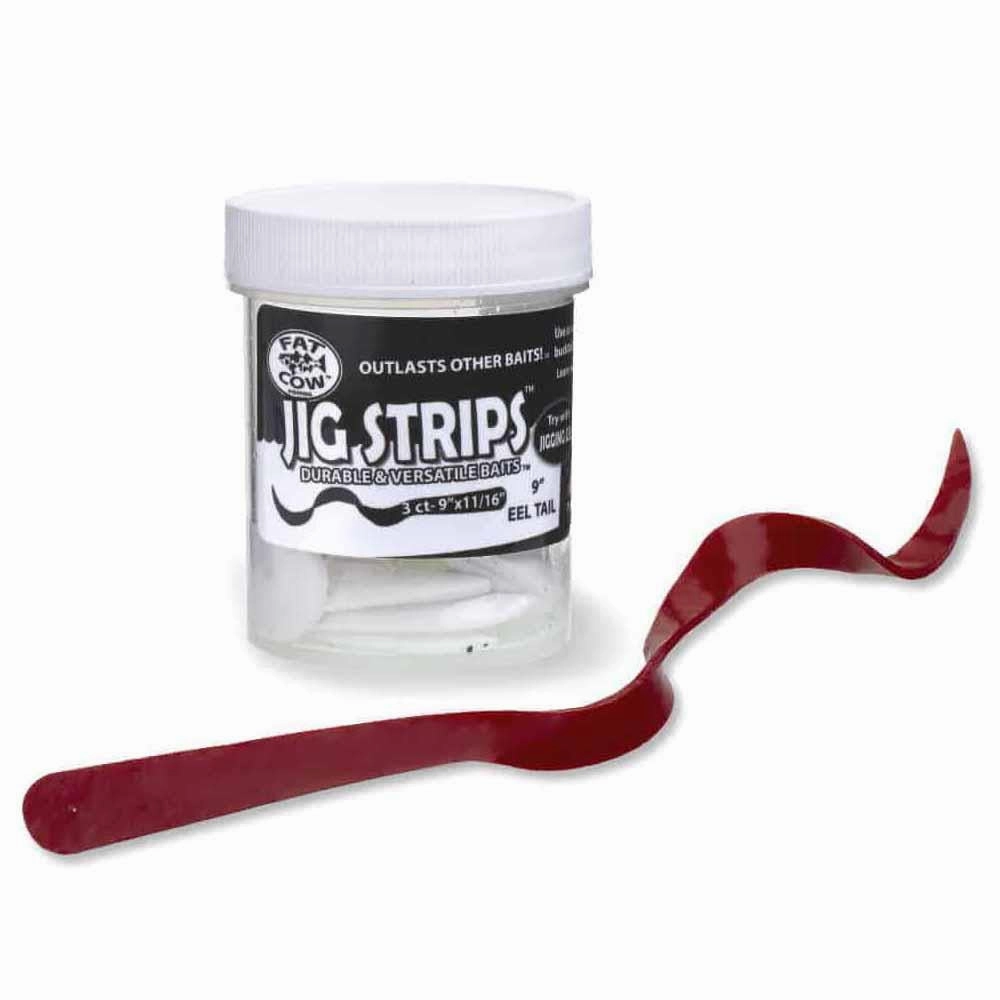 Fat Cow Jig Strips Eel Tail