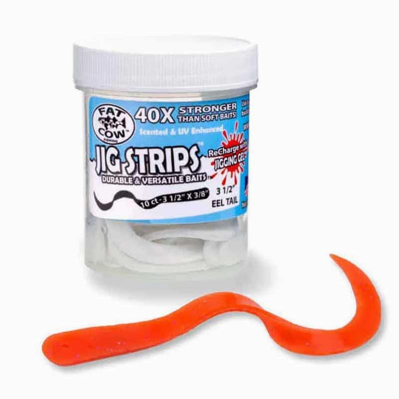 Fat Cow Jig Strips Eel Tail