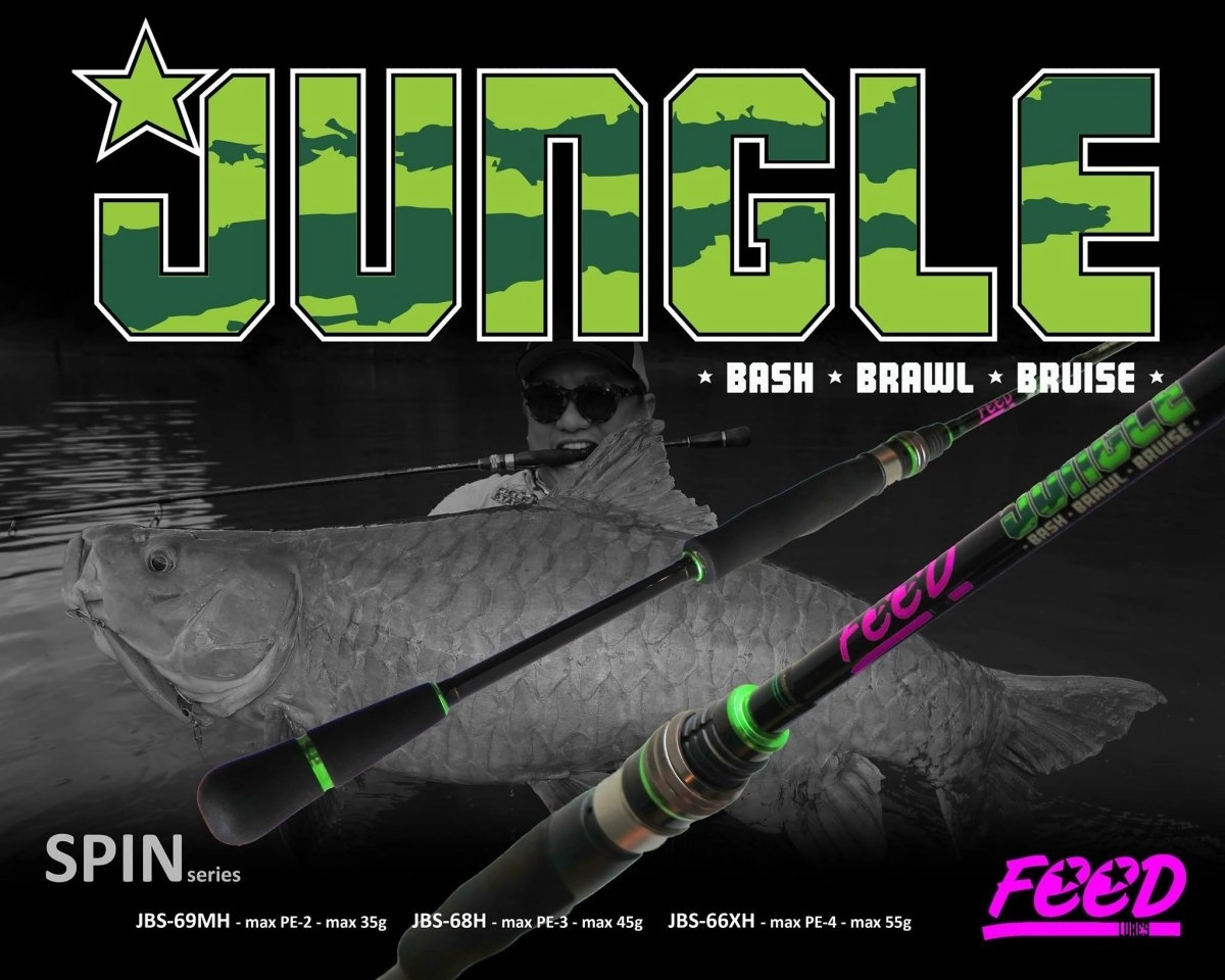 FEED Jungle Bash Spinning Rods