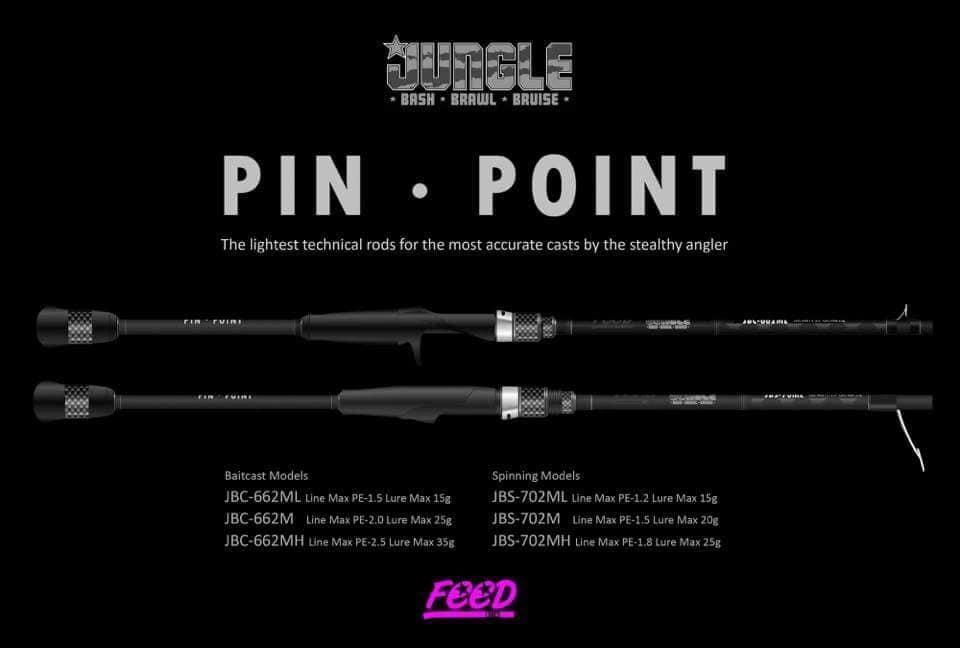FEED Jungle Pin Point Spinning Rods