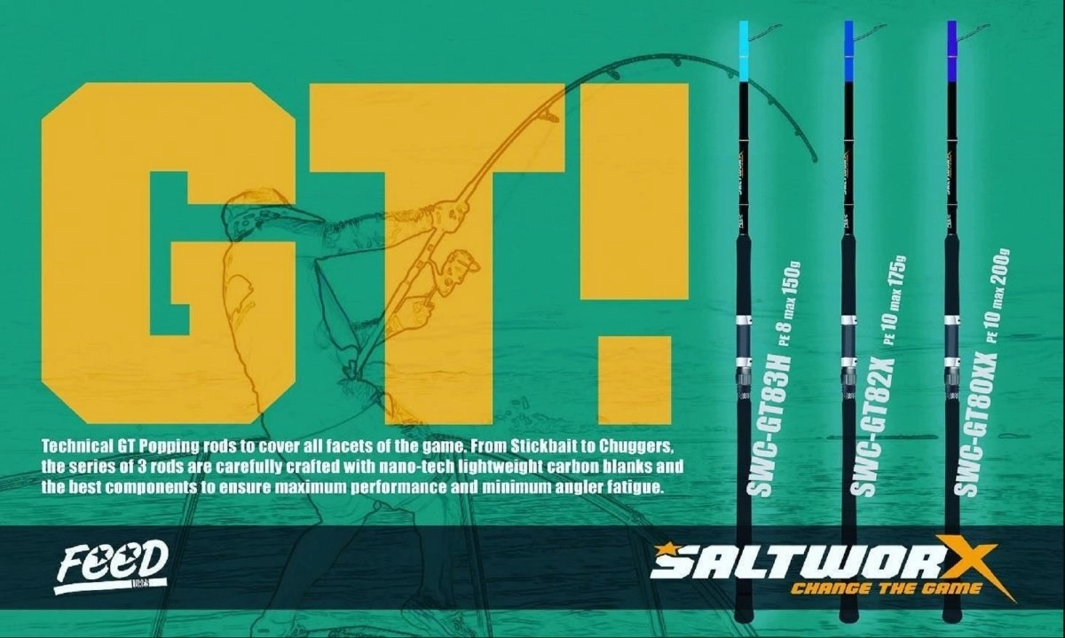 FEED Salt Worx GT Series Offshore Casting Rods