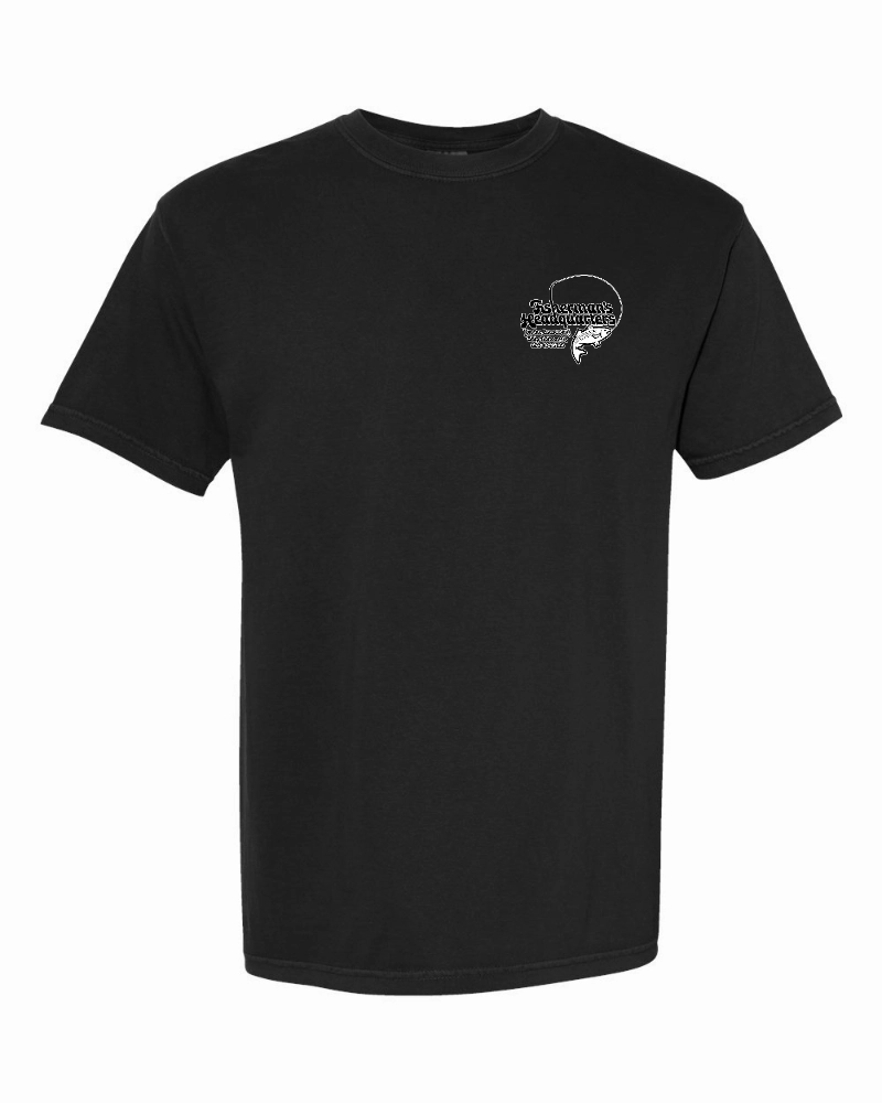 Fish Heads Bass Water Lines Comfort Colors T-Shirt