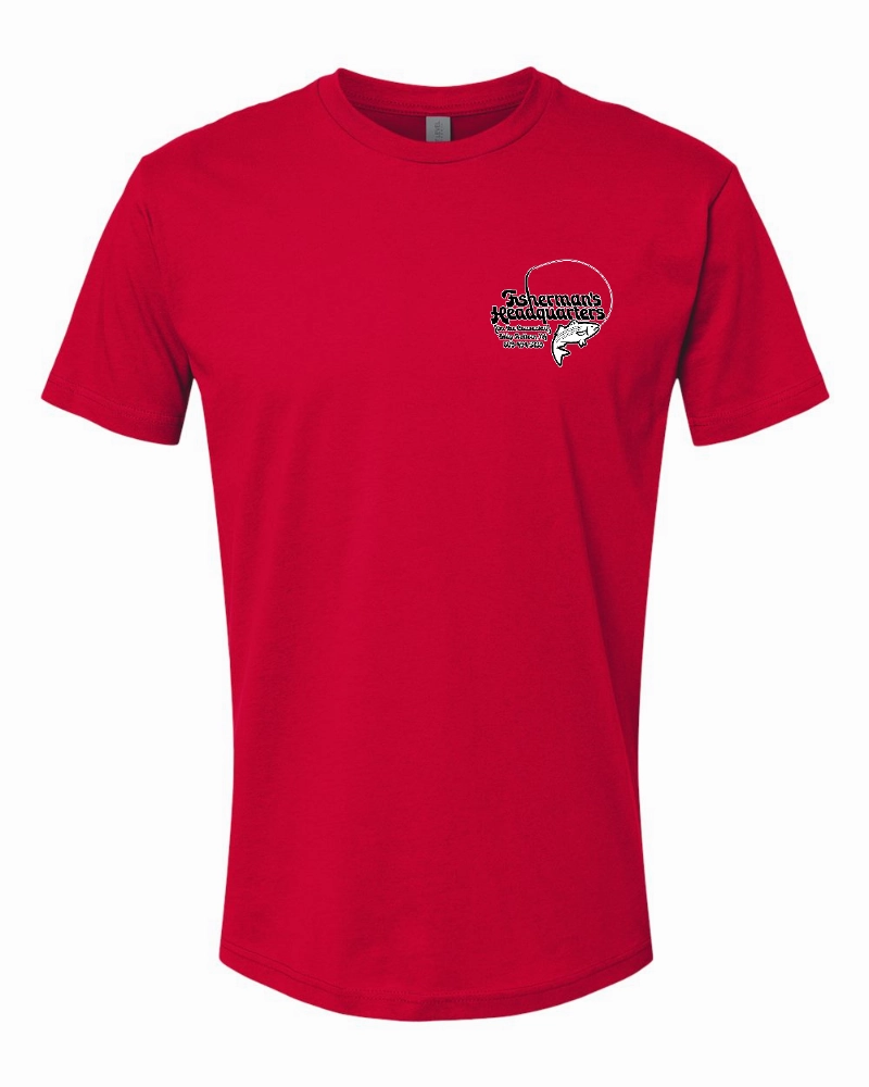 Fish Heads Bass Water Lines Next Level Classic T-Shirt