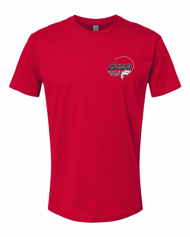 Fish Heads Bass Water Lines Next Level Classic T-Shirt