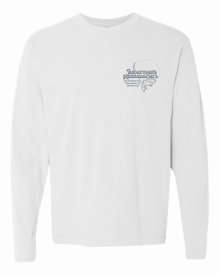 Fish Heads One Last Cast Comfort Colors Long Sleeve Shirt