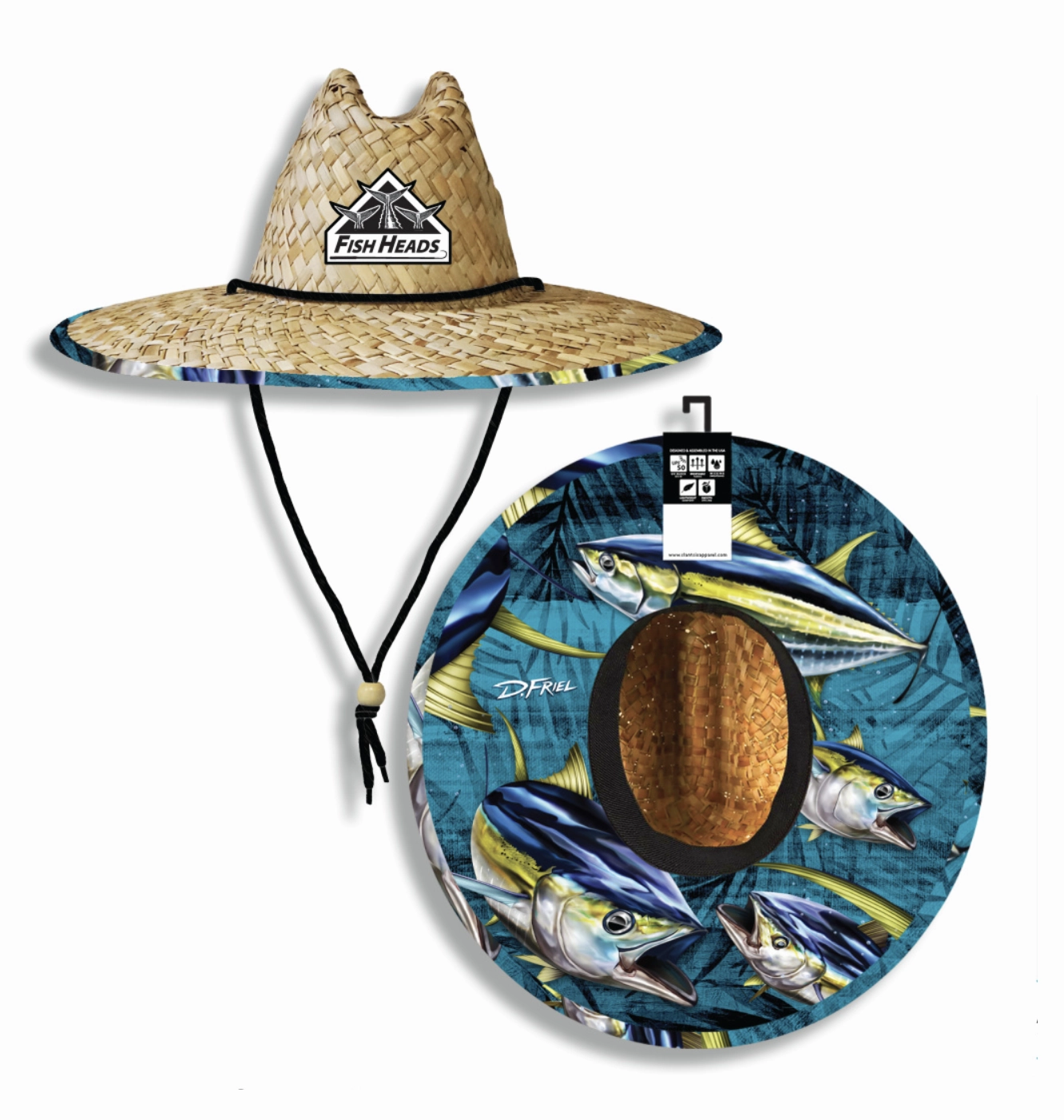 Fish Heads Straw Hat