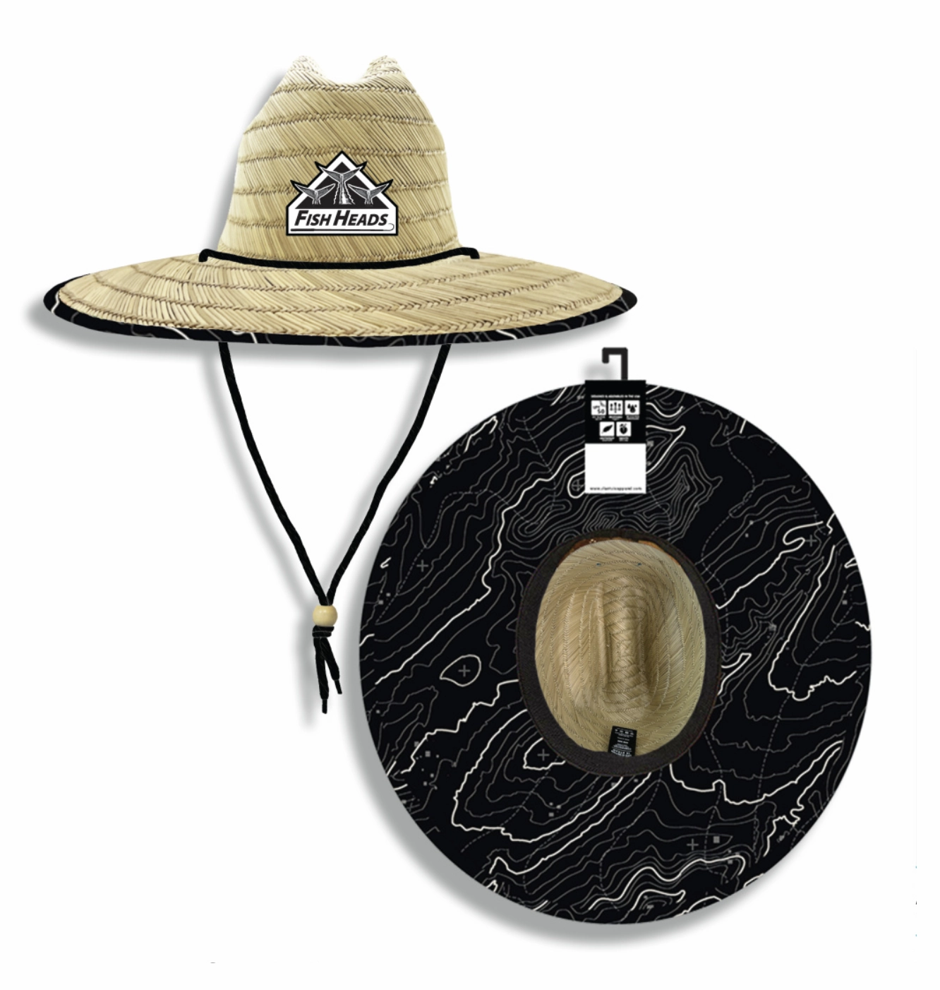 Fish Heads Straw Hat