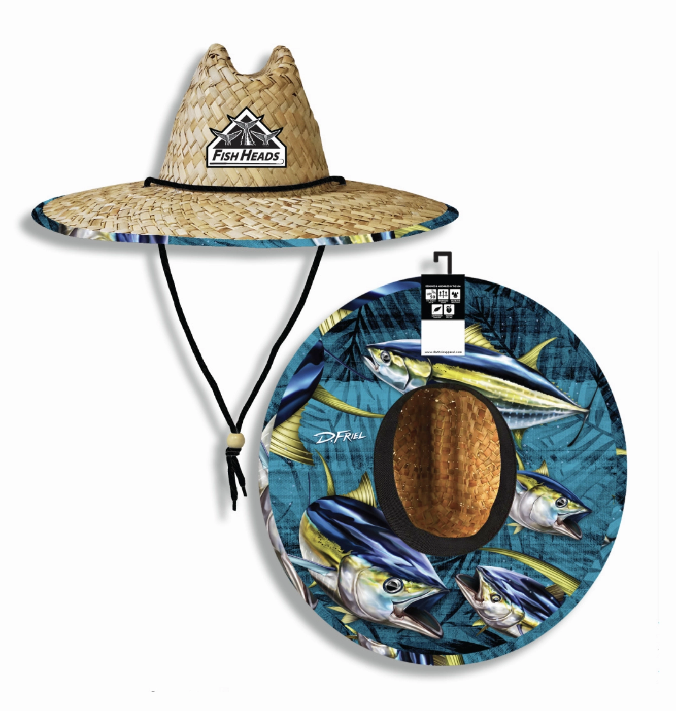 Fish Heads Straw Hat