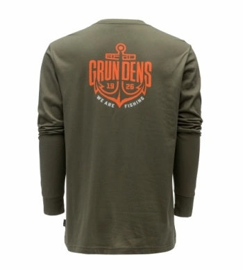 Grundens Logo Anchor LS Shirt