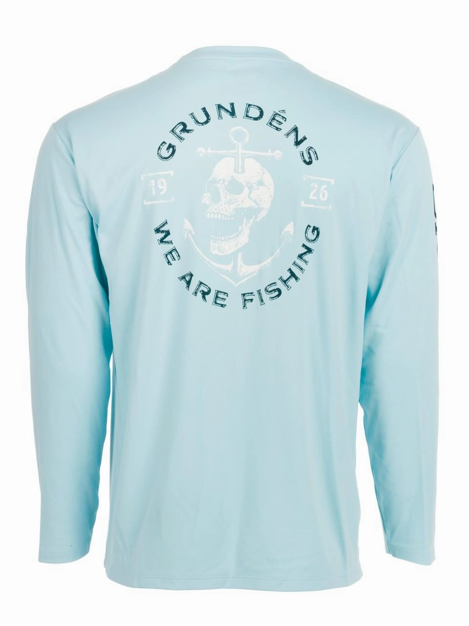 Grundens Tech Tee Anchor Down Print Long Sleeve