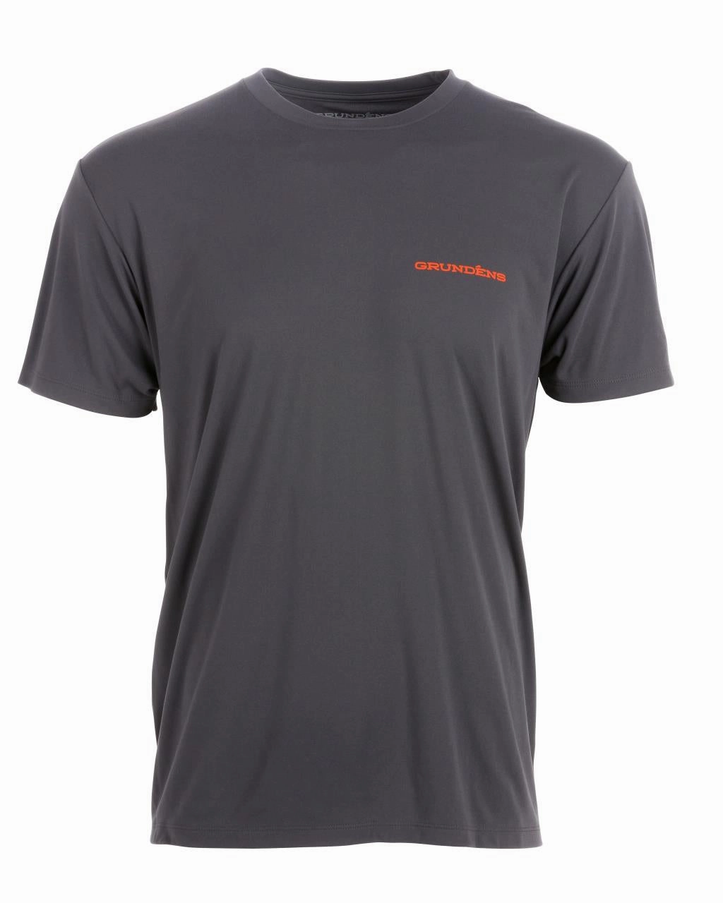 Grundens Tech Tee Linear Wave Short Sleeve