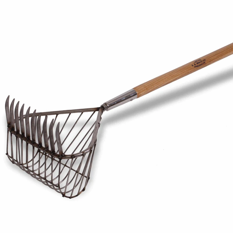 KB White Clam Rake With Basket