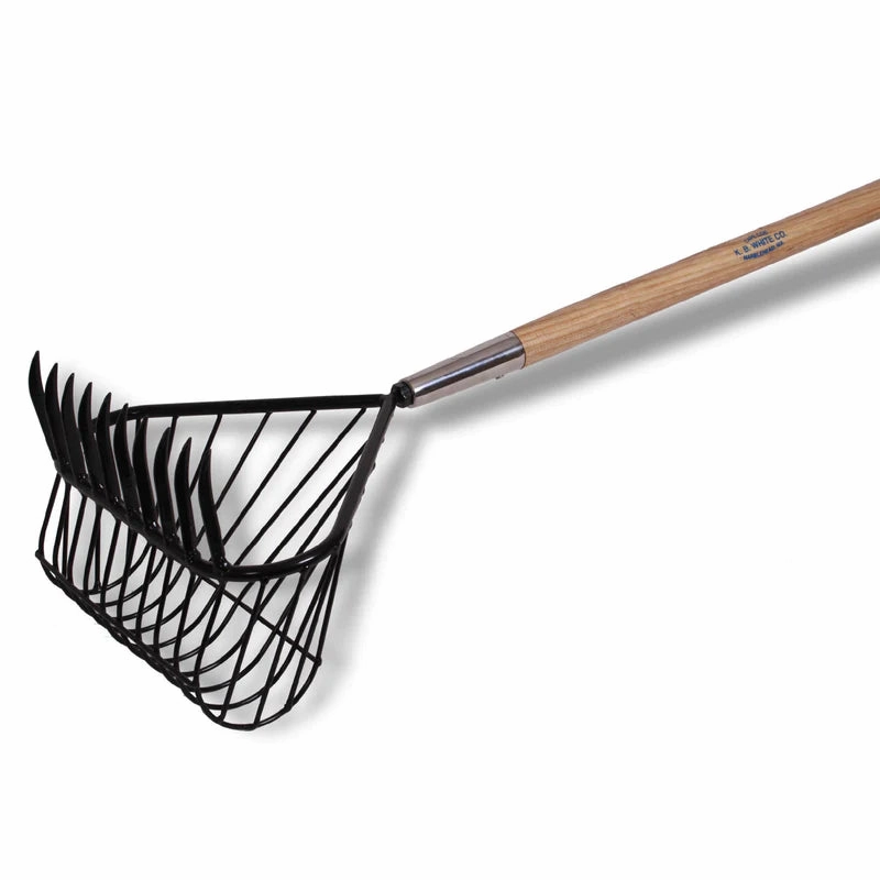 KB White Clam Rake With Basket