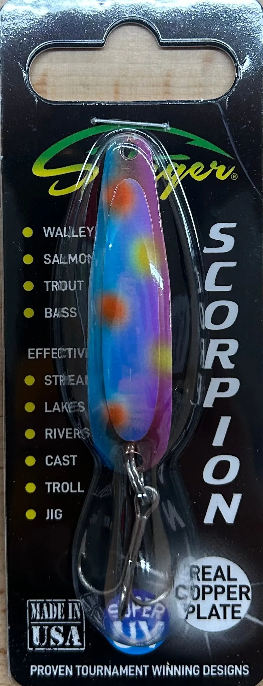Michigan Stinger Scorpion Spoon 2.5" (Super UV)