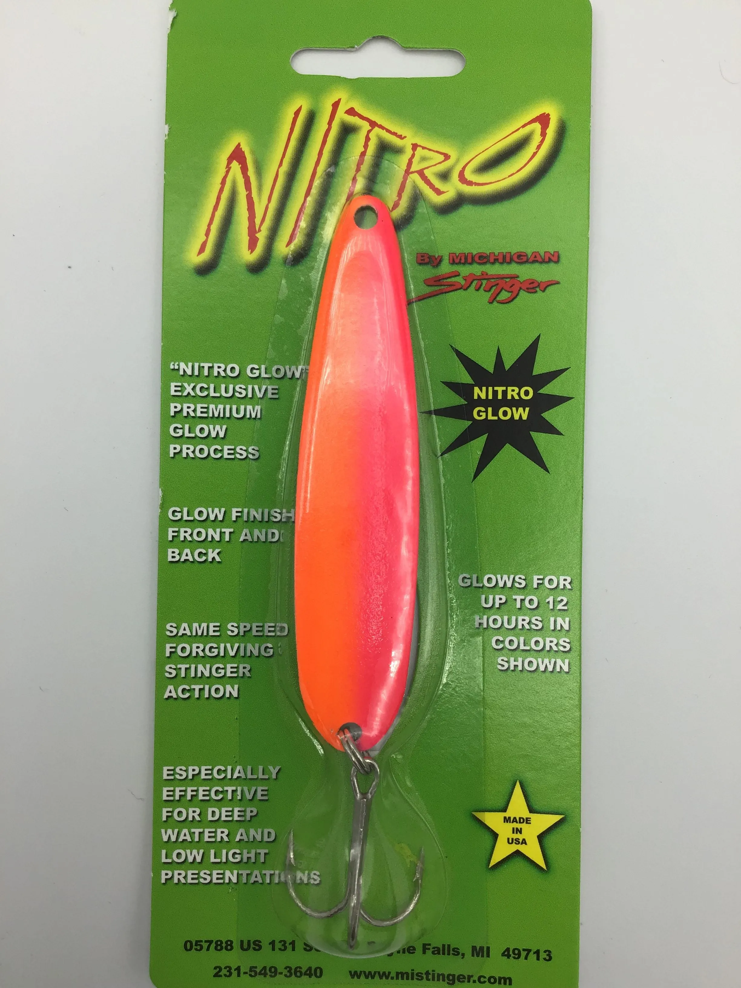 Michigan Stinger Standard 3.75" Spoon (Glow)