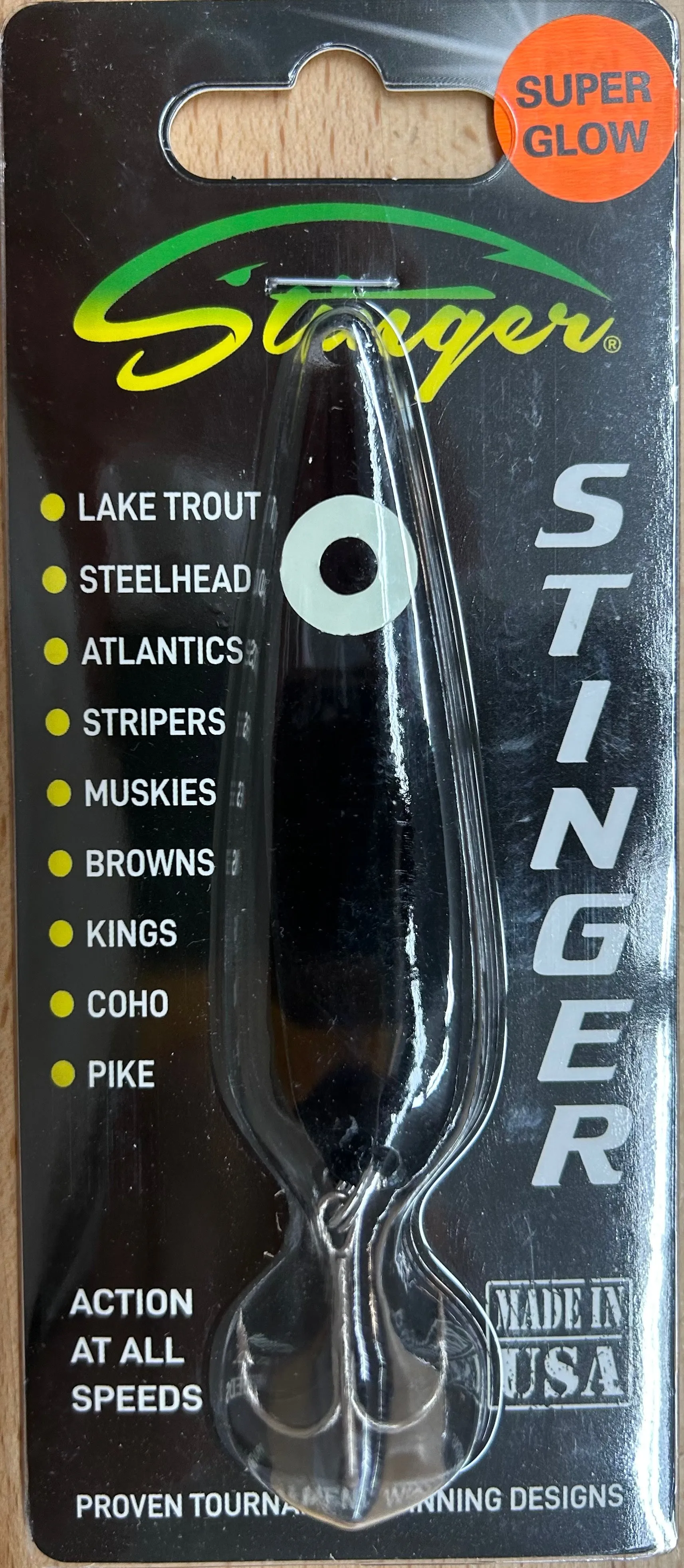 Michigan Stinger Standard 3.75" Spoon (Glow)