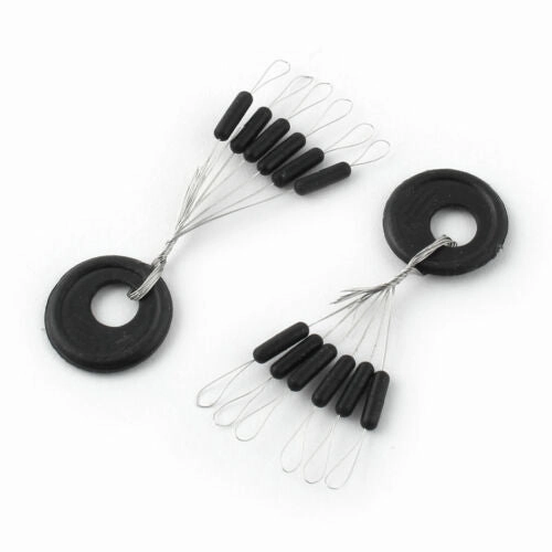 Rubber Bobber Stops - 30 count